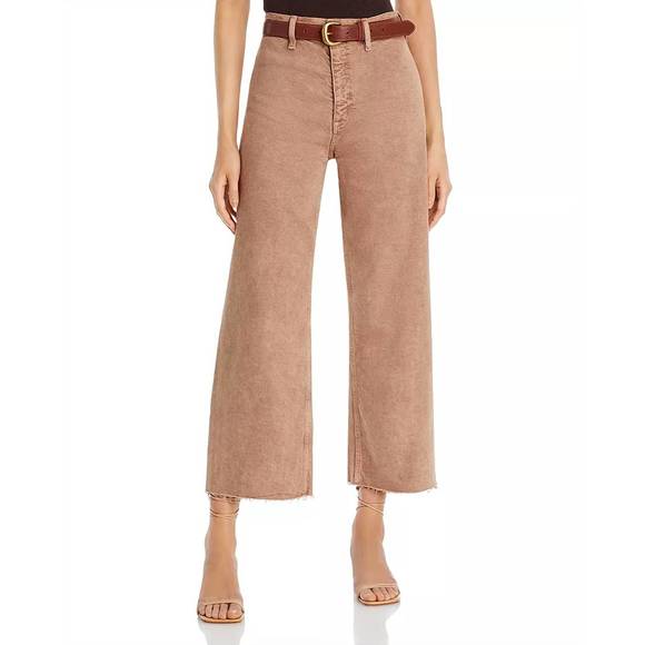 PISTOLA Denim - NEW PISTOLA penny high rise wide leg crop jeans in cashew